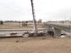 H-piles for Bishop Grandin Overpass north abutment