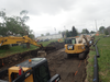 Edderton Ave road extension - excavation