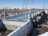 Active Transportation bridge over Bishop Grandin - Truss installation